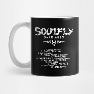 Soulfly Dark Ages Track List Mug